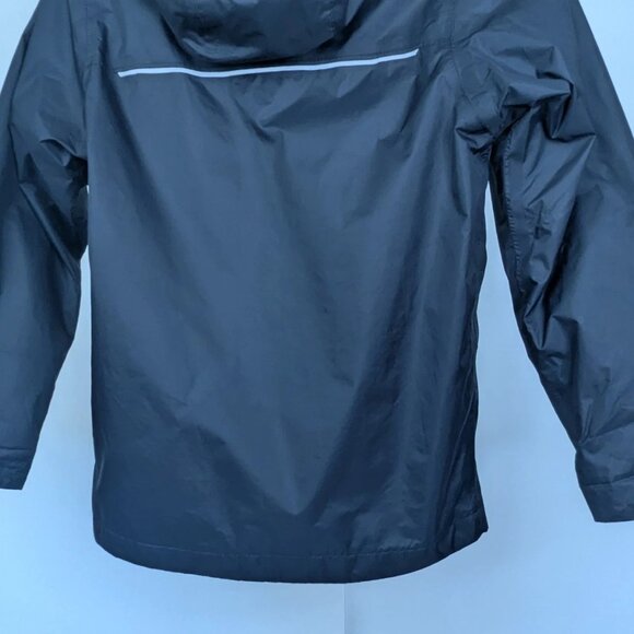Columbia Omni-Tech Black Boys Windbreaker Jacket Youth XS Waterproof Hood Nylon - Picture 7 of 11